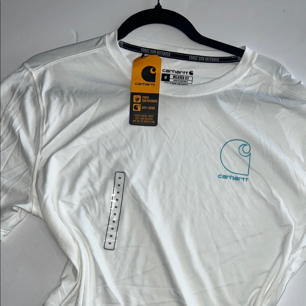 NWT Men’s Carhartt Force Sun Defender Lightweight Short Sleeve - Picture 3 of 9